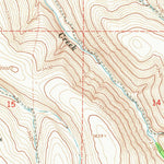 United States Geological Survey Hoodlum Canyon, OR (1968, 24000-Scale) digital map