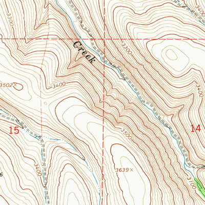 United States Geological Survey Hoodlum Canyon, OR (1968, 24000-Scale) digital map