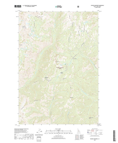 United States Geological Survey Hoodoo Meadows, ID (2020, 24000-Scale) digital map