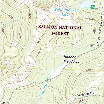 United States Geological Survey Hoodoo Meadows, ID (2020, 24000-Scale) digital map