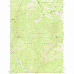 United States Geological Survey Hoodoo Pass, ID-MT (1965, 24000-Scale) digital map