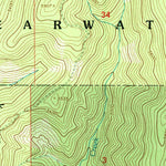 United States Geological Survey Hoodoo Pass, ID-MT (1994, 24000-Scale) digital map