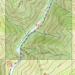 United States Geological Survey Hoodoo Pass, ID-MT (1994, 24000-Scale) digital map
