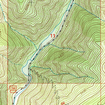United States Geological Survey Hoodoo Pass, ID-MT (1994, 24000-Scale) digital map