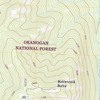 United States Geological Survey Hoodoo Peak, WA (2020, 24000-Scale) digital map
