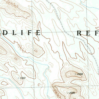 United States Geological Survey Hoodoo Well, AZ (1990, 24000-Scale) digital map