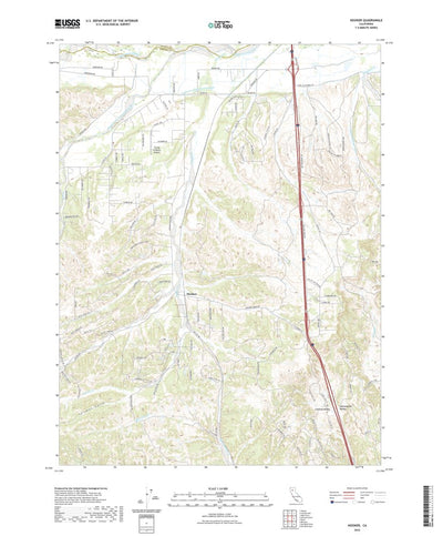 United States Geological Survey Hooker, CA (2022, 24000-Scale) digital map