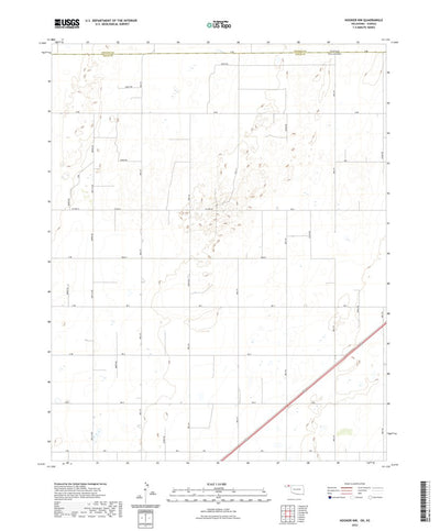 United States Geological Survey Hooker NW, OK (2022, 24000-Scale) digital map