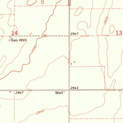 United States Geological Survey Hooker, OK (1967, 24000-Scale) digital map