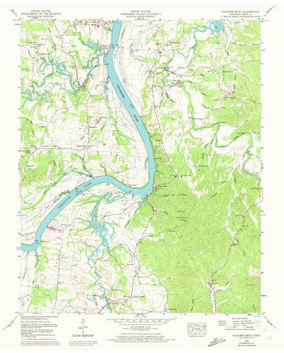 United States Geological Survey Hookers Bend, TN (1949, 24000-Scale) digital map
