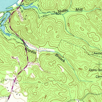 United States Geological Survey Hookers Bend, TN (1949, 24000-Scale) digital map