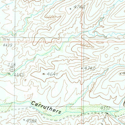 United States Geological Survey Hookers Hot Springs, AZ (1985, 24000-Scale) digital map