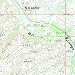 United States Geological Survey Hookers Hot Springs, AZ (1985, 24000-Scale) digital map