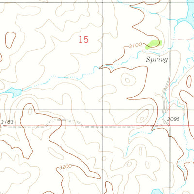 United States Geological Survey Hooky Dam, MT (1981, 24000-Scale) digital map