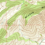 United States Geological Survey Hoop Lake, UT-WY (1967, 24000-Scale) digital map