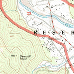 United States Geological Survey Hoopa, CA (1997, 24000-Scale) digital map