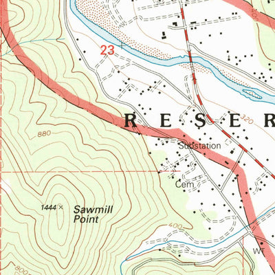 United States Geological Survey Hoopa, CA (1997, 24000-Scale) digital map