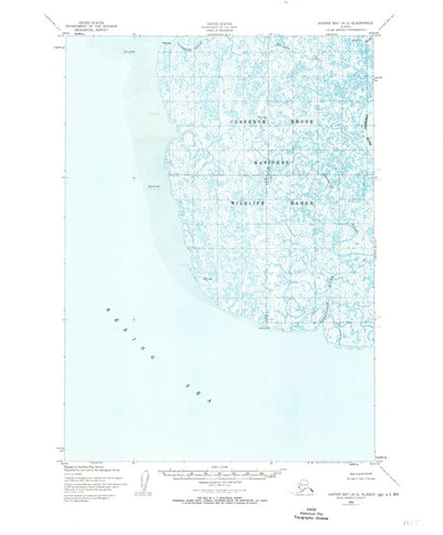 United States Geological Survey Hooper Bay A-2, AK (1952, 63360-Scale) digital map