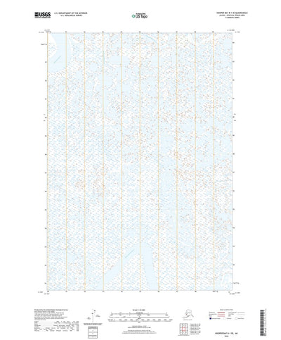 United States Geological Survey Hooper Bay B-1 SE, AK (2020, 25000-Scale) digital map