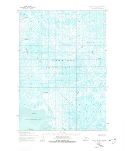 United States Geological Survey Hooper Bay B-2, AK (1953, 63360-Scale) digital map