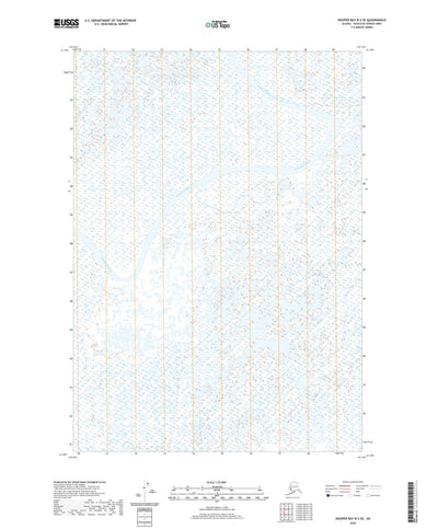 United States Geological Survey Hooper Bay B-2 SE, AK (2020, 25000-Scale) digital map