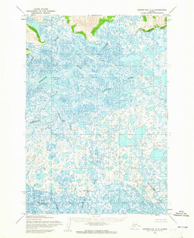 United States Geological Survey Hooper Bay C-2, AK (1953, 63360-Scale) digital map