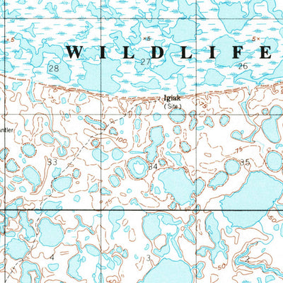 United States Geological Survey Hooper Bay C-3, AK (1952, 63360-Scale) digital map