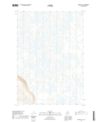 United States Geological Survey Hooper Bay D-1 SE, AK (2020, 25000-Scale) digital map