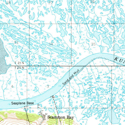 United States Geological Survey Hooper Bay D-2, AK (1952, 63360-Scale) digital map