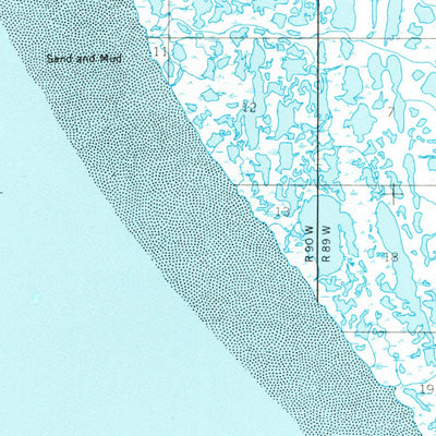United States Geological Survey Hooper Bay D-2, AK (1952, 63360-Scale) digital map