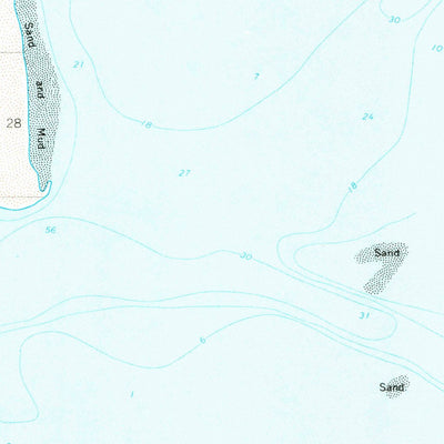 United States Geological Survey Hooper Bay D-3, AK (1953, 63360-Scale) digital map