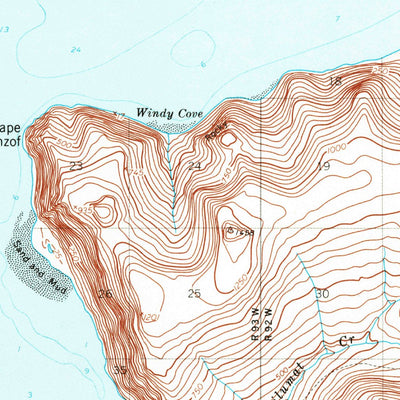 United States Geological Survey Hooper Bay D-3, AK (1953, 63360-Scale) digital map