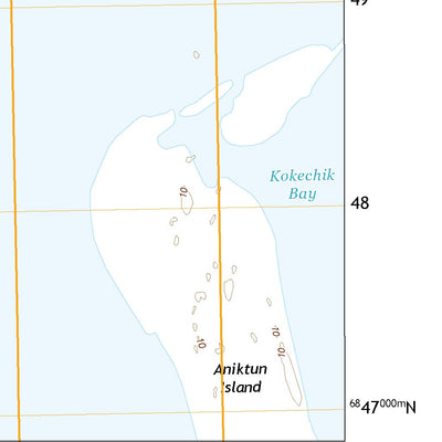 United States Geological Survey Hooper Bay D-3 OE W SE, AK (2020, 25000-Scale) digital map