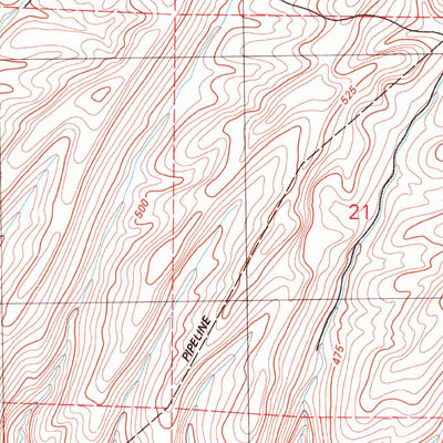 United States Geological Survey Hooper Lake, WA (1981, 24000-Scale) digital map