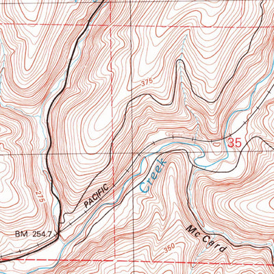 United States Geological Survey Hooper Lake, WA (1981, 24000-Scale) digital map