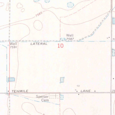 United States Geological Survey Hooper West, CO (1968, 24000-Scale) digital map