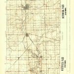 United States Geological Survey Hoopeston, IL-IN (1938, 62500-Scale) digital map