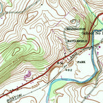 United States Geological Survey Hoosick Falls, NY-VT (1943, 24000-Scale) digital map