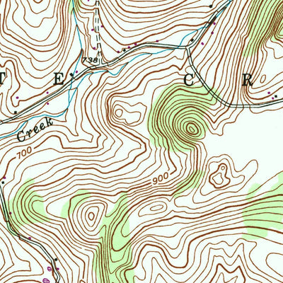 United States Geological Survey Hoosick Falls, NY-VT (1943, 24000-Scale) digital map