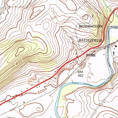 United States Geological Survey Hoosick Falls, NY-VT (1995, 24000-Scale) digital map