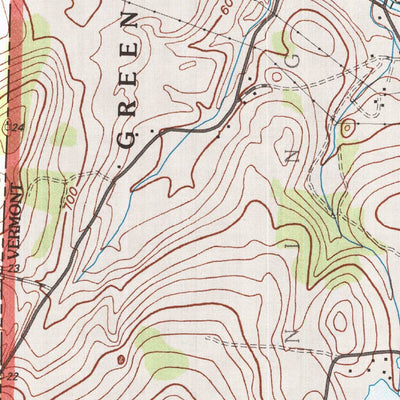 United States Geological Survey Hoosick Falls, NY-VT (1995, 24000-Scale) digital map