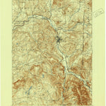 United States Geological Survey Hoosick, NY-VT (1897, 62500-Scale) digital map