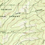 United States Geological Survey Hoosimbim Mountain, CA (1982, 24000-Scale) digital map