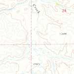 United States Geological Survey Hootowl Creek East, ND (1974, 24000-Scale) digital map