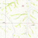 United States Geological Survey Hootowl Creek East, ND (1974, 24000-Scale) digital map