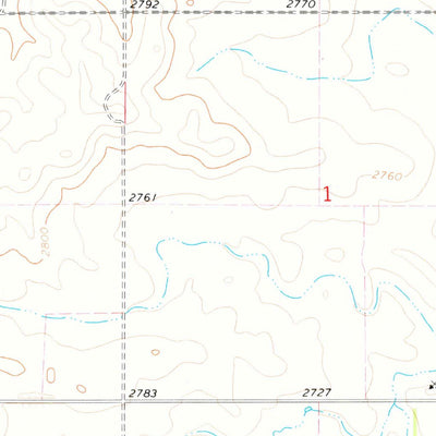 United States Geological Survey Hootowl Creek SW, ND (1974, 24000-Scale) digital map