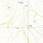 United States Geological Survey Hootowl Creek SW, ND (1974, 24000-Scale) digital map