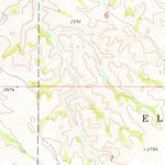 United States Geological Survey Hootowl Creek West, ND (1974, 24000-Scale) digital map