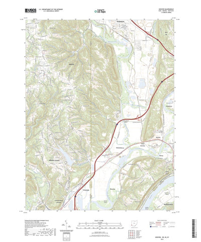 United States Geological Survey Hooven, OH (2023, 24000-Scale) digital map