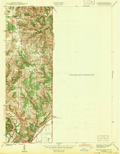 United States Geological Survey Hooven, OH-IN-KY (1943, 24000-Scale) digital map